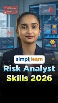 Risk Analyst Roadmap 2026 | Risk Analyst Skills | How To Become Risk Analyst | #Shorts #Simplilearn