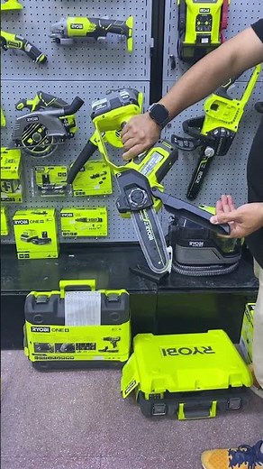 RYOBI cordless pruning mini chainsaw - RY18PS15A