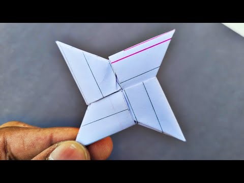 How to Make a Perfect Ninja Star from Paper? | Easy Origami Shuriken Tutorial