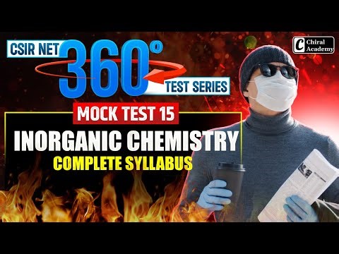 CSIR NET Dec 2025 | Mock Test 15 Discussion | Inorganic Chemistry