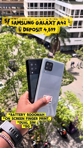 Samsung Galaxy A42 Deposit 4,599 📍Kimathi house 4th floor suite 404 ☎️0114.546.569 #lipapolepole #nairobitiktokers #kenyantiktok🇰🇪 #backtoschooloffers