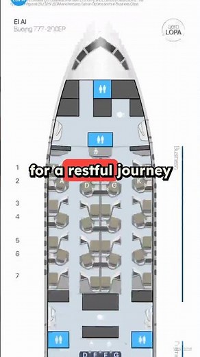 El Al Israel Airlines Boeing 777-200ER Flight Seat Map
