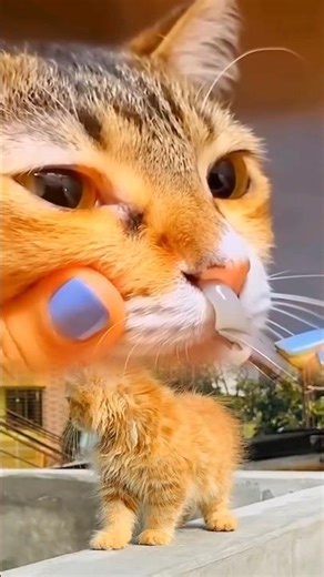Infected runny nose removed from cat's nose