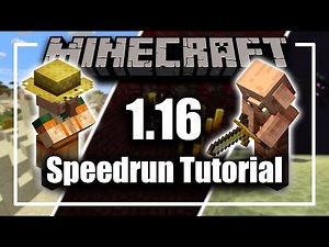 How to Speedrun Minecraft FAST 1.16+