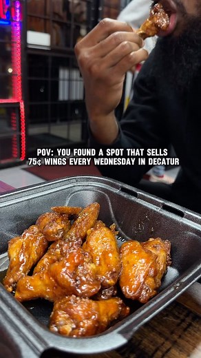 466K views · 92 reactions | This spot has .75¢ cent wings every...