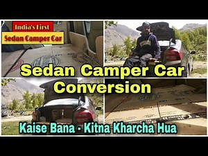 Sedan Camper Car Conversion | Honda City Convert Into Camper Car | Full Detail | Living In Sedan