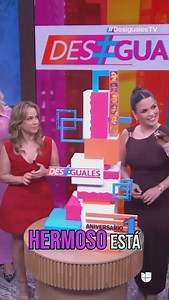 ¡Nuestras #DesigualesTV no han terminado de celebrar su aniversario y ya están pendientes de que galas se van a poner en @premiolonuestro! 😂 | Desiguales