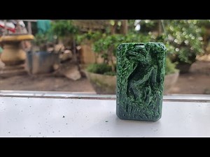 Carving a Howling Wolf Sculpture from Green Soap