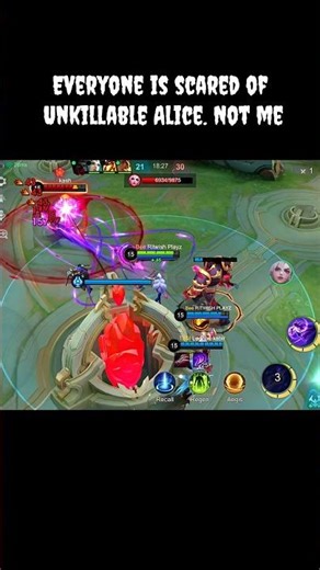 Alice vs obsidia mobile legend Mlbb #mobilelegends #mlbbheroes #mlbb #mlbbgameplay