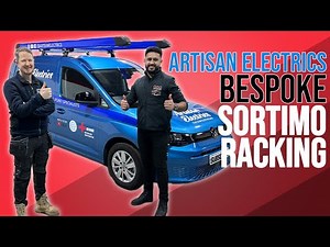 Fitting Artisan Electrics NEW VW Caddy With BESPOKE Sortimo Racking | Van Racking Solution