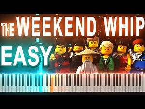 [EASY] Lego Ninjago Theme Song by TheFold | Synthesia Piano Tutorial