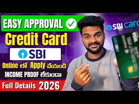 SBI Credit Card Online Apply 2026 | How to Apply SBI Credit Card Online | SBI Bank Credit Card