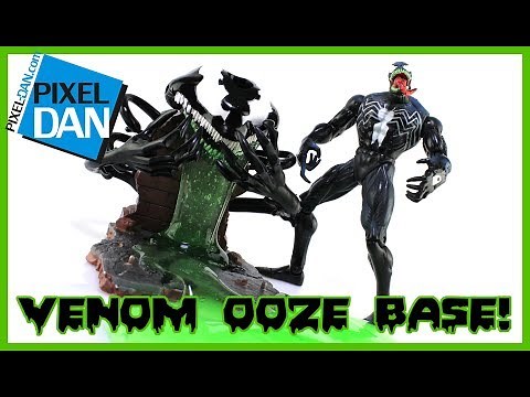 Spider-Man Classics Venom Ooze Base 2002 Slime Figure Video Review