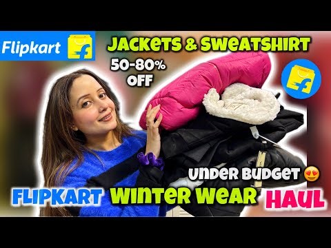 Flipkart “TRENDY” WINTER WEAR Collection From Rs 356 /-😍Jackets, Sweatshirt & Bottom Haul🧤Neha Singh