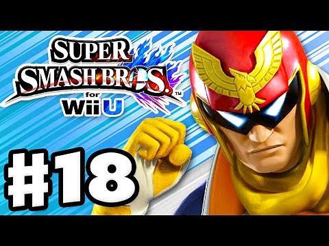 Super Smash Bros. Wii U - Gameplay Walkthrough Part 18 - Captain Falcon! (Nintendo Wii U Gameplay)