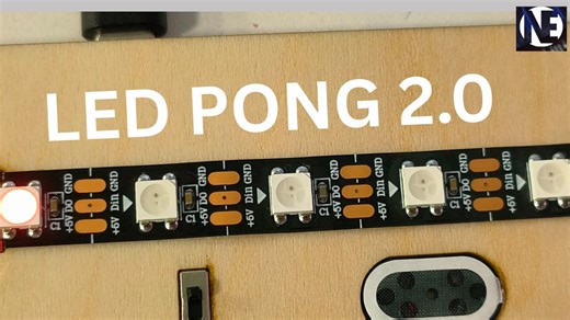 LED 乒乓 V2.0 | 有趣的 Arduino 项目 – 第2部分：制作视频 | LED Pong V2.0 | Fun Arduino Project –