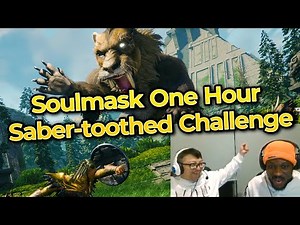Soulmask Gameplay: One Hour Saber-toothed Predator Challenge
