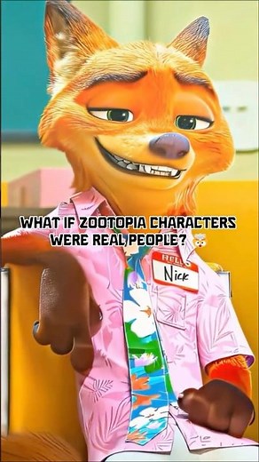 If Zootopia Characters Were Real Humans 😳✨ #aiart