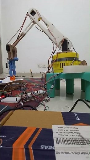Robotic Arm for Pick and Place – BTech Final Year Project | NIT Allahabad