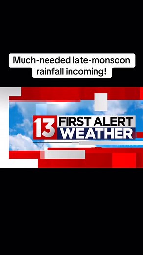 58 reactions · 4 comments | The late-monsoon rainfall push that we needed! We have 3 First Alert Weather Days lined up Thursday through Saturday with a Flood Watch issued during that time. A low pressure system will swing by spinning up tropical moisture into the region, triggering widespread showers & storms (especially on Friday). #monsoon #storm | Cory Kowitz | Facebook