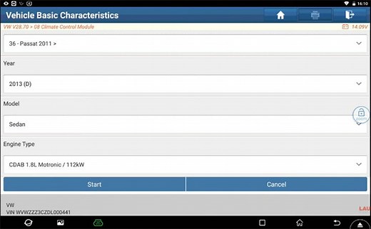 How to Perform Guided Functions for VW on Launch X431 PAD V?