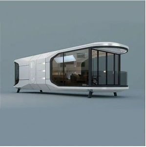 [Hot Item] Prefab House Space Capsule Bed Hotel Cabin Prefab Modular House Camping Capsule Container Home Folding Tiny Capsule House