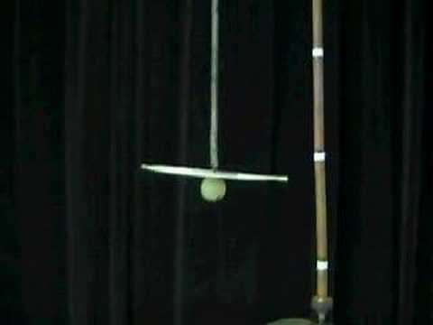 MIT Physics Demo -- Driven Mechanical Oscillator