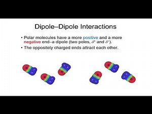 Intermolecular Forces Tutorial: London Dispersion, Dipole Dipole, and van der Waals Explained