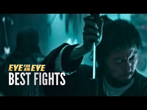 Eye for an Eye: The Blind Swordsman - Best Fights! Double Hooks vs Blind Sword