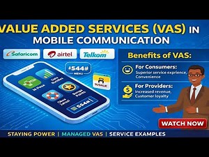 Understanding Value Added Services (VAS) | Mobile Communication LectureMC VASLecture: VAS