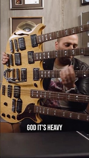 Rick Nielsen's famous five-neck guitar from Cheap Trick