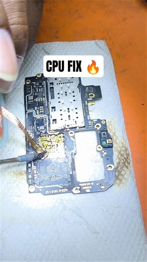 Board Clean & CPU Install 🔥#shorts#mobilerepair#motherboardrepair#cpurepair#cpureball#microsoldering