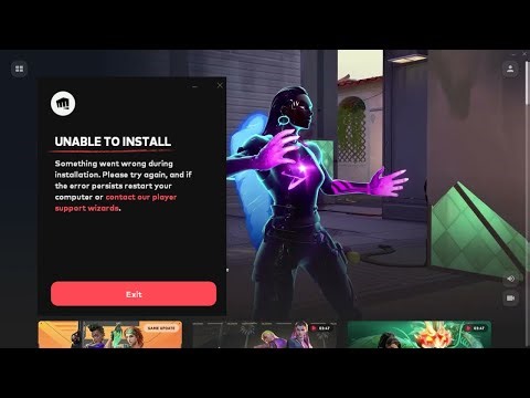 Valorant Unable to Install Error Fix | Valorant Installation Failed on Windows
