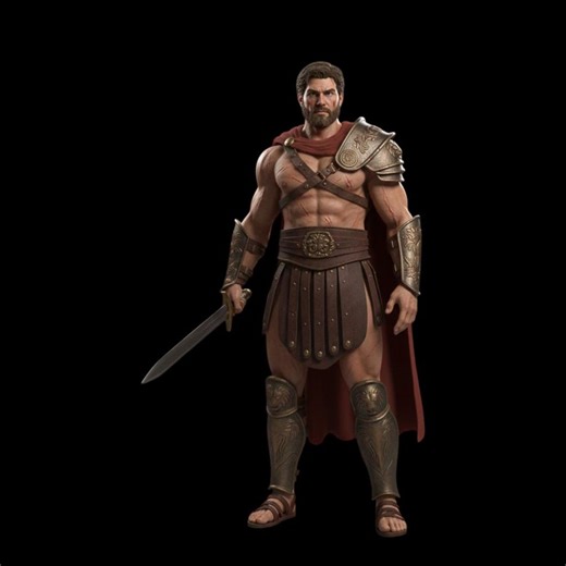 Gladiator 3D Model : Spartacus STL File , Roman Soldier 3D Model , Warrior STL , Spartacus 3D Model , Gladiator Statue STL File - Etsy Canada