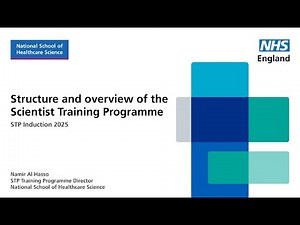 Structure and overview of the Scientist Training Programme