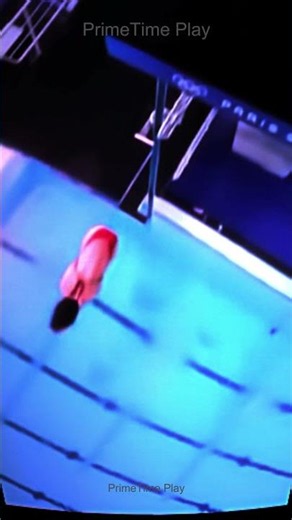 💦 Zero Splash! Olympic Diving Magic #sports #shorts