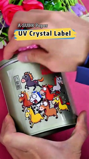 UV Crystal Label | A and B Film | UV Transfer Film | UV DTF Film | UV Printing | A-SUB® Paper#uvfilm