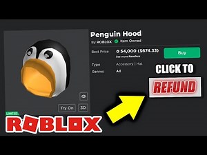 How to REFUND ITEMS on Roblox