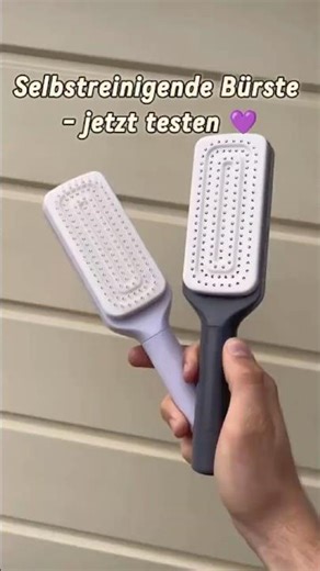 Selstreinigende Bürste 💜 #shorts