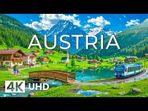 Austria 4K 🇦🇹 The Most Beautiful Alps & Fairytale Village of Hallstatt | Cinematic Landscapes