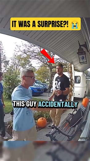 He ruined the surprise in 5 seconds 😭 #shorts