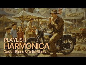 Slow Blues Harmonica Backing Track – Delta & Chicago Blues Harmonica Instrumental