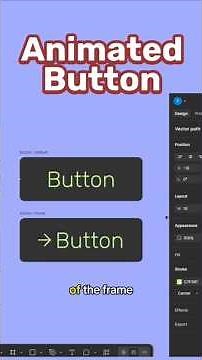 Figma button hover animation in 2 min (interactive component) #figmatips #figmaprototyping