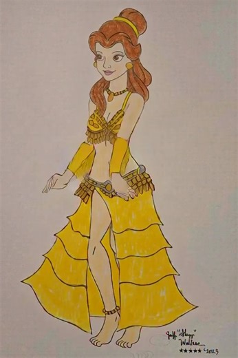 3 comments | Belle is bringing some "Belle-y" dancing to the Enchanted Castle!  | Bellydance Toons | Facebook