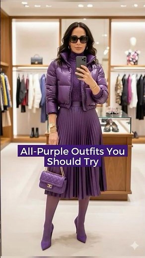 All-Purple Outfits You Should Try #MonochromeLooks2026