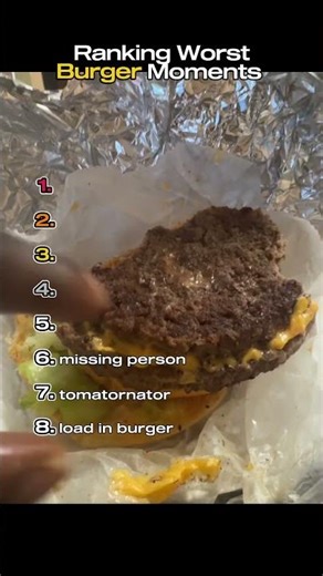 Ranking Worst Burger Crashout