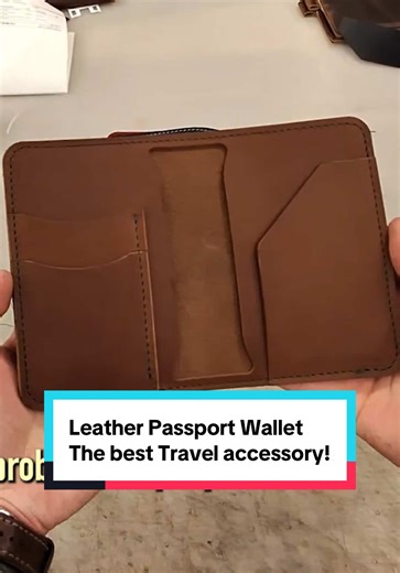 Leather Passport Wallet: Essential Travel Companion
