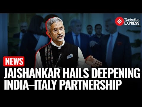Jaishankar Praises India–italy Economic Momentum, Highlights 2025–29 Joint Strategic Action Plan
