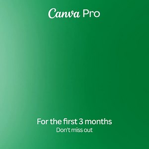 Unwrap Canva Pro’s biggest deal before the year ends. Save 50% on your first 3 months and get access to unlimited premium templates and AI-powered tools for every design need. Act fast! Offer valid for a limited time. Terms and eligibility requirements apply. | Canva