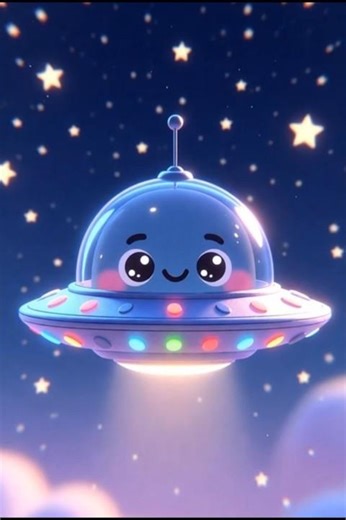 The UFO That Loved Playing with Lights #ufostory #magicalstory #moralstory #bedtimestory #kidsstory